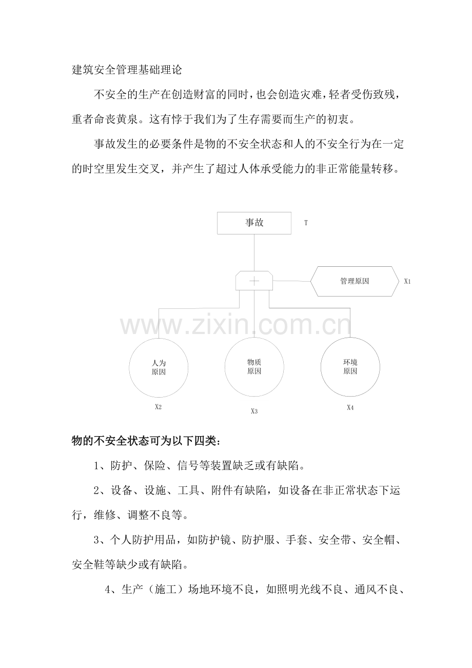 建筑安全管理基础理论.doc_第1页