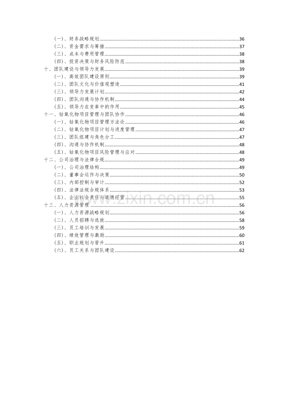 2024年钴氧化物项目可行性研究报告.docx_第3页