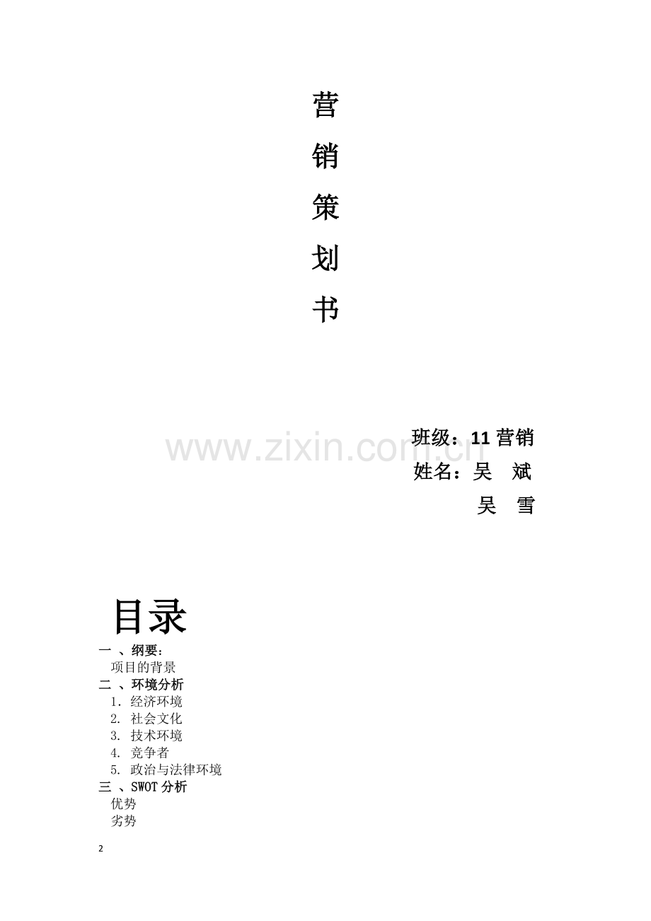 清扬市场营销策划书.doc_第2页