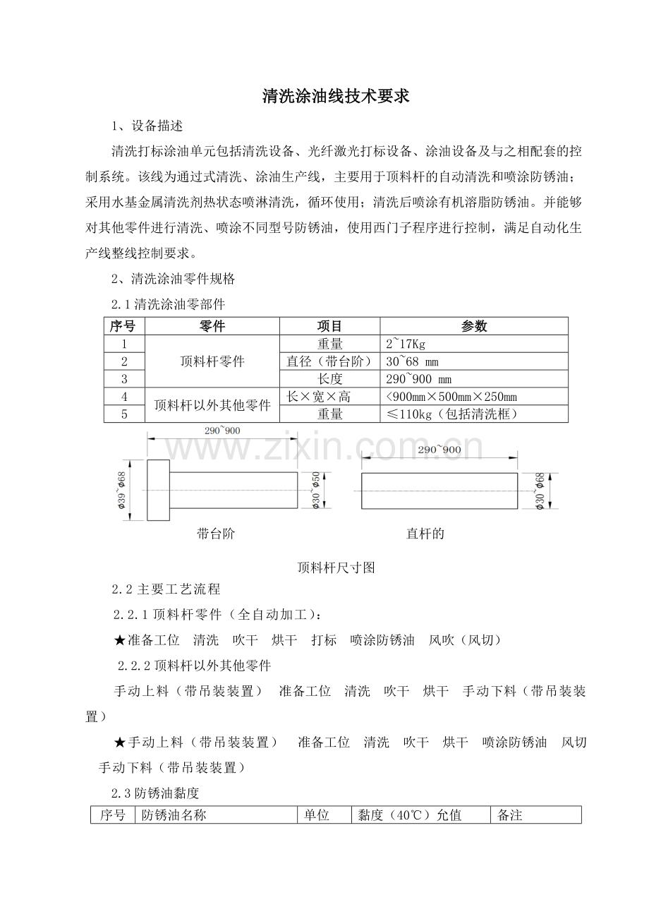 压力机顶料杆自动化生产线技术要求.doc_第1页