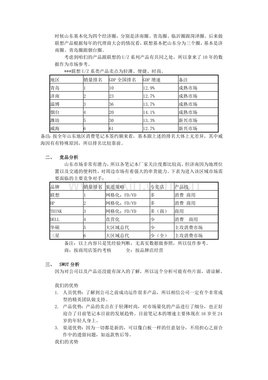 山东区域开发计划书.doc_第2页