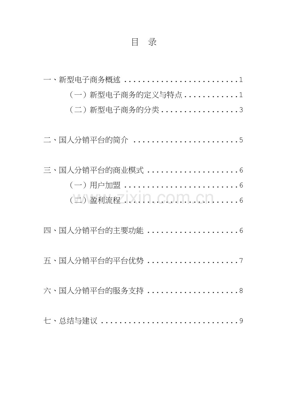 国人分销平台电子商务案例分析报告.doc_第2页