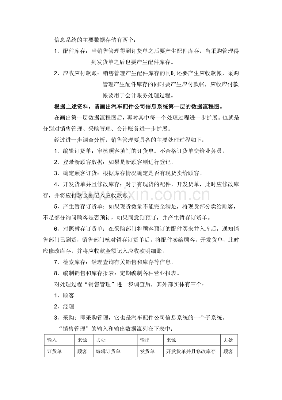 实验三：汽车配件公司信息系统数据流程图.doc_第2页