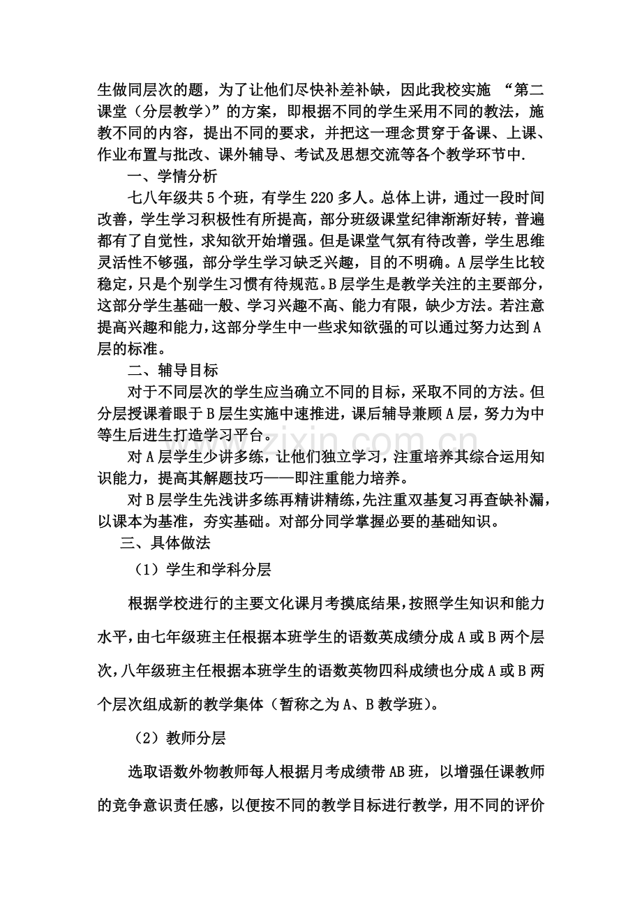 因材施教分层教学实施方案.doc_第3页