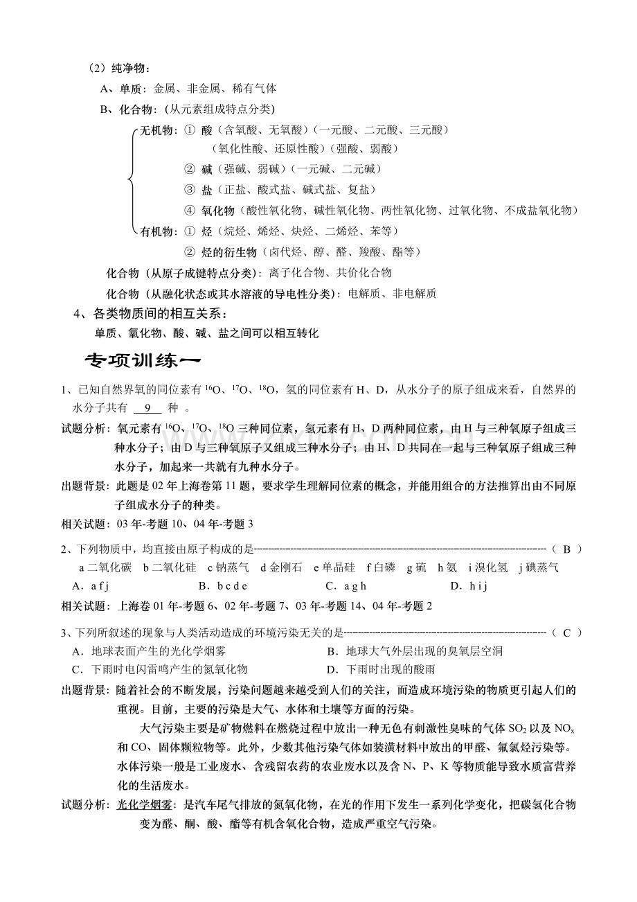 高三上学期高考化学专题复习-江苏教育版.doc_第2页