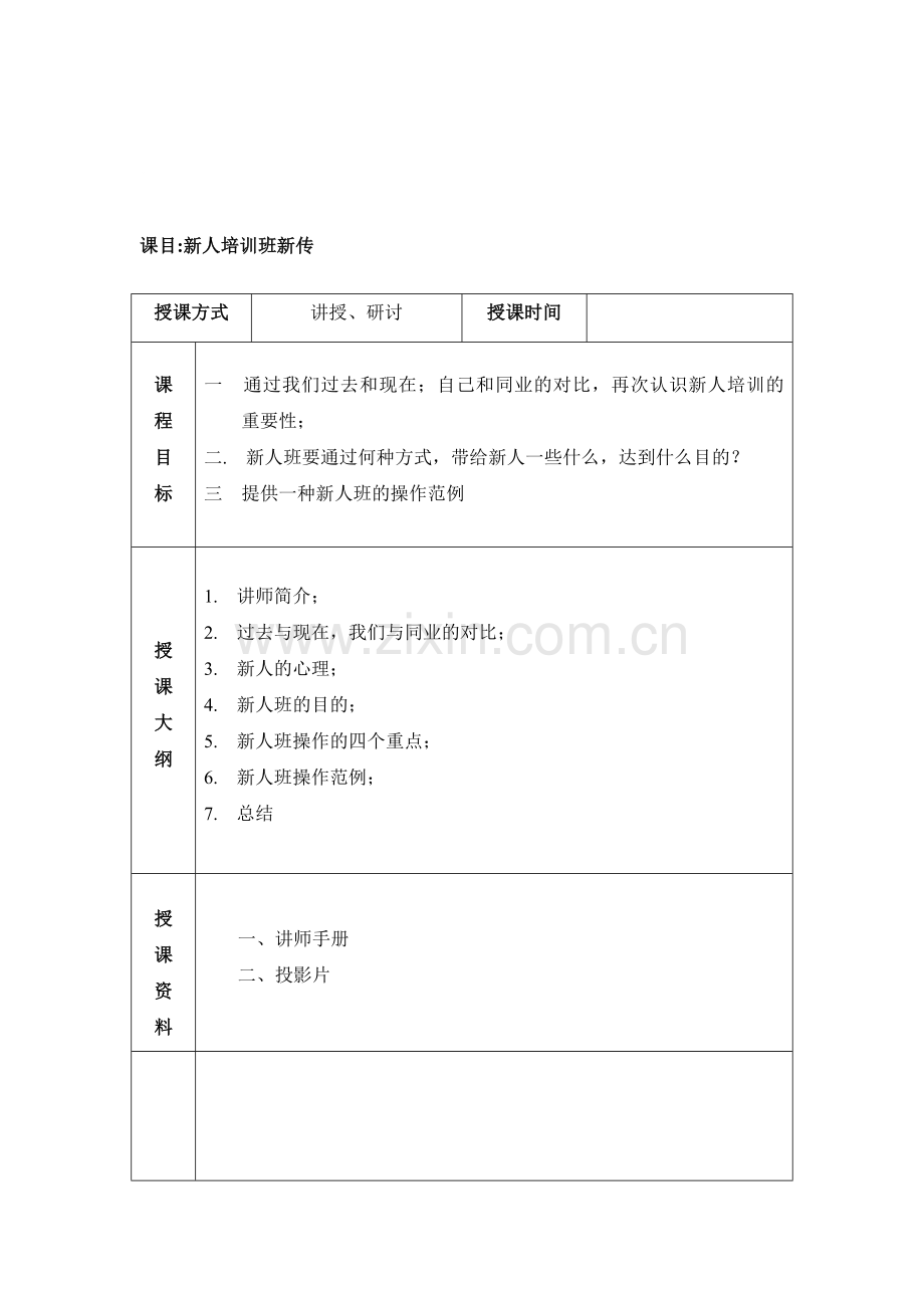 新人培训班新传讲师手册.doc_第1页