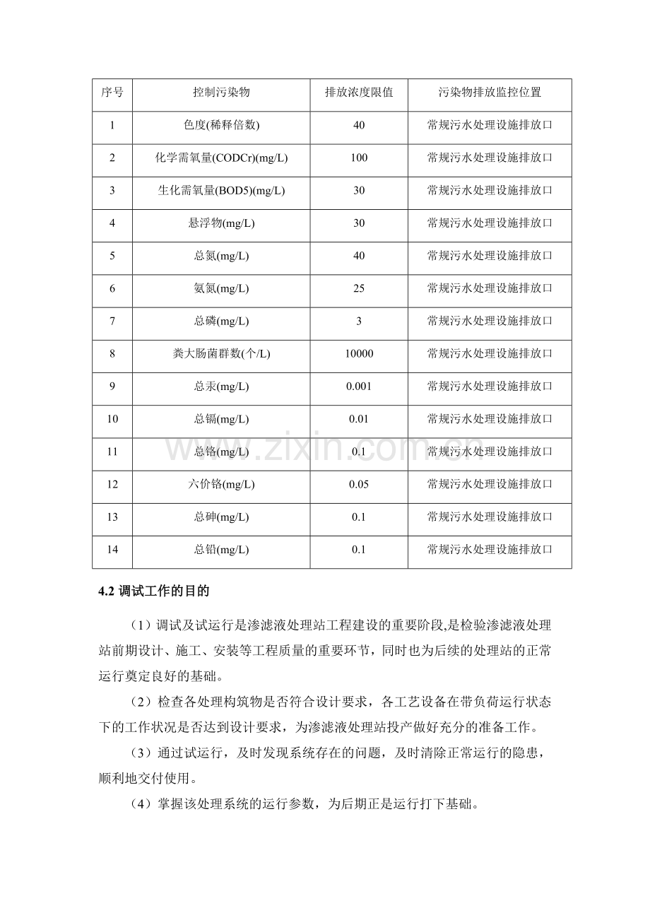 垃圾渗滤液调试方案.doc_第2页