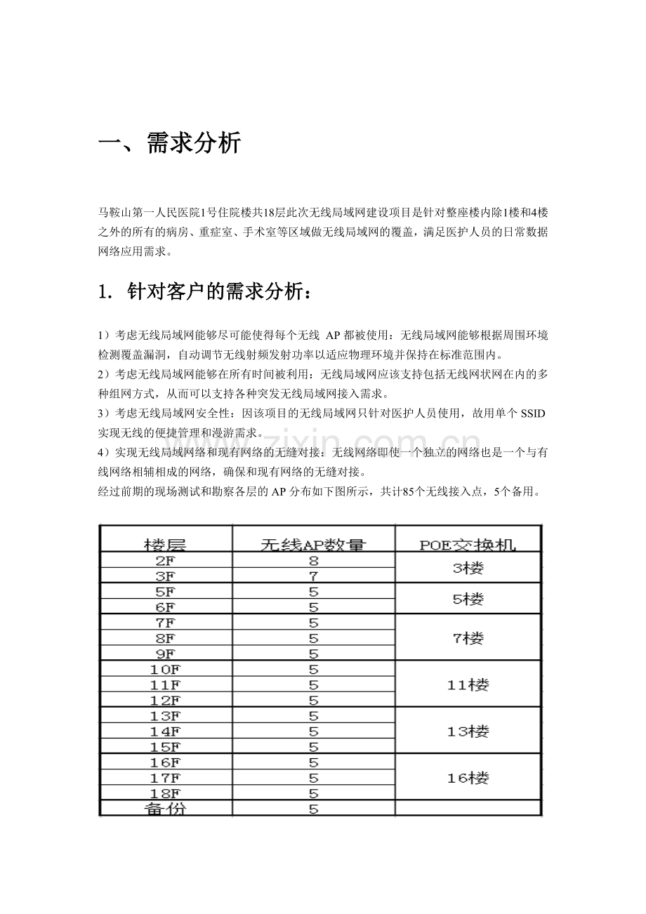 马鞍山人民医院无线网络工程实施方案.doc_第3页