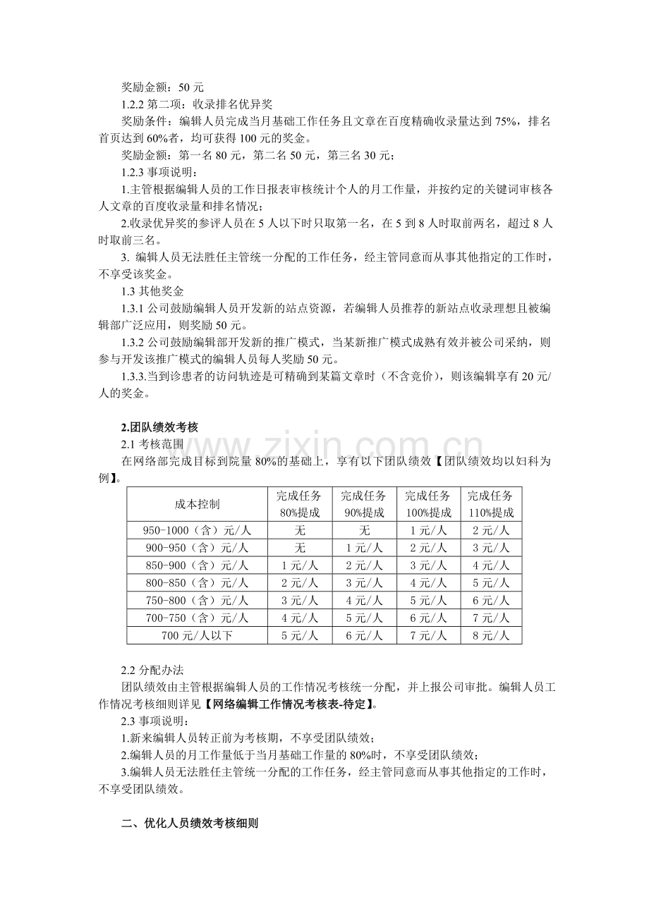 医院网络部绩效考核方案.doc_第2页