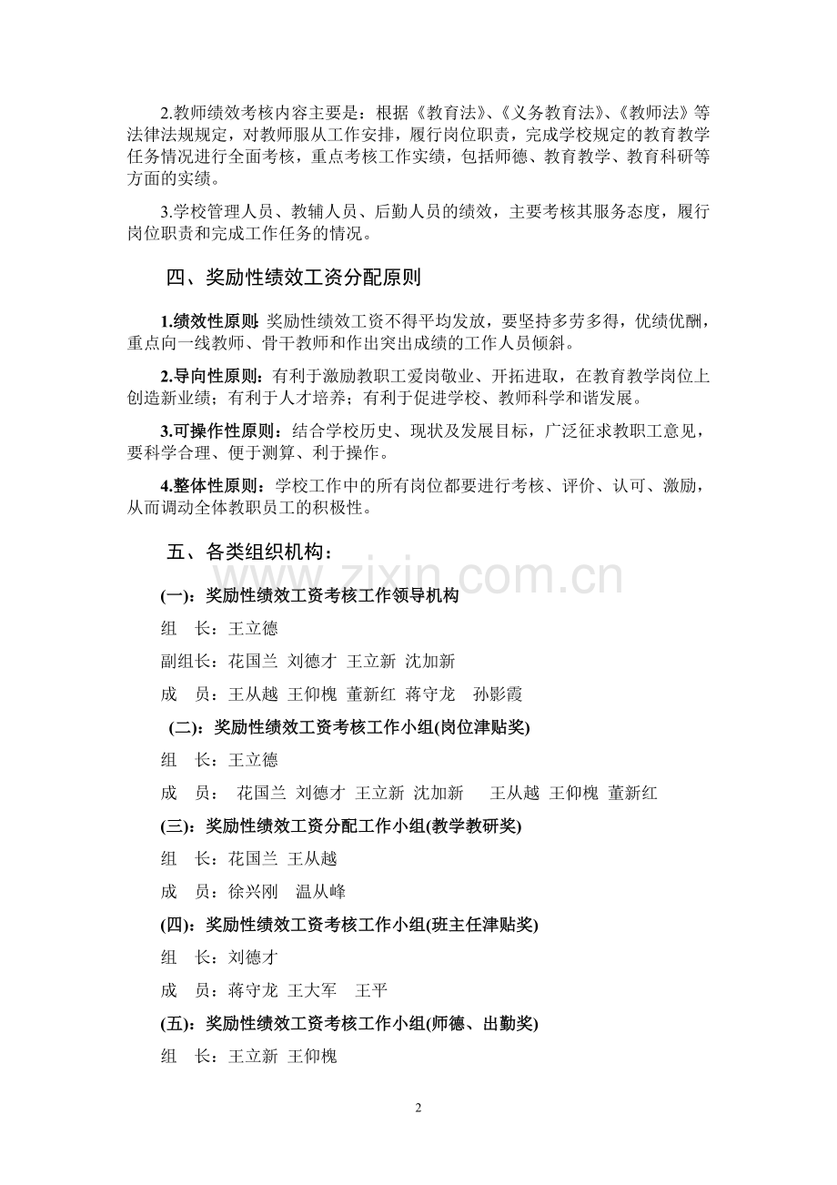 2014新兴小学奖励性绩效工资考核方案讨论稿2.doc_第2页