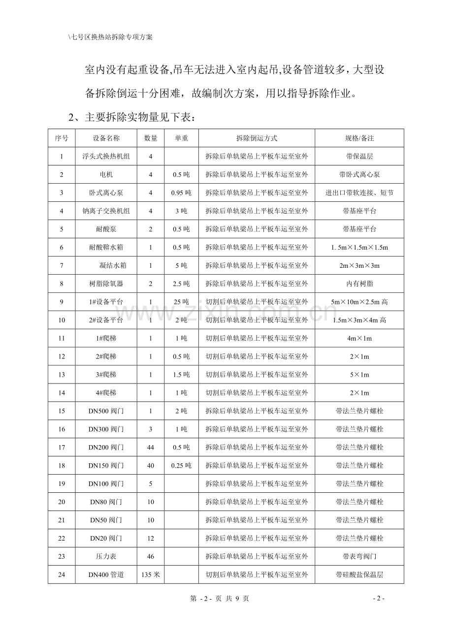 换热站拆除方案-(2).doc_第2页