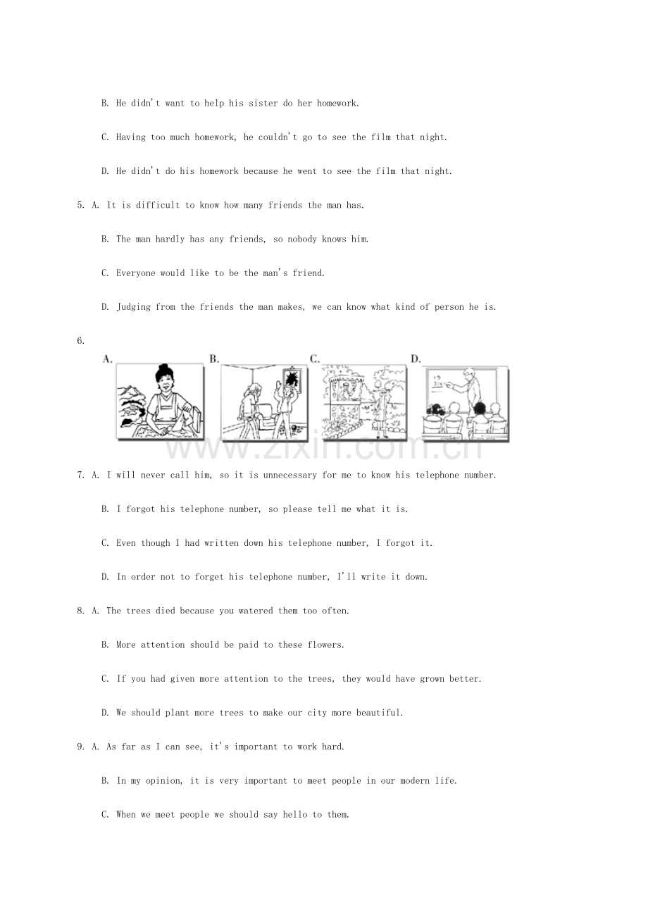 全国中学生英语能力竞赛(NEPCS)初赛高二年级组试题.doc_第2页