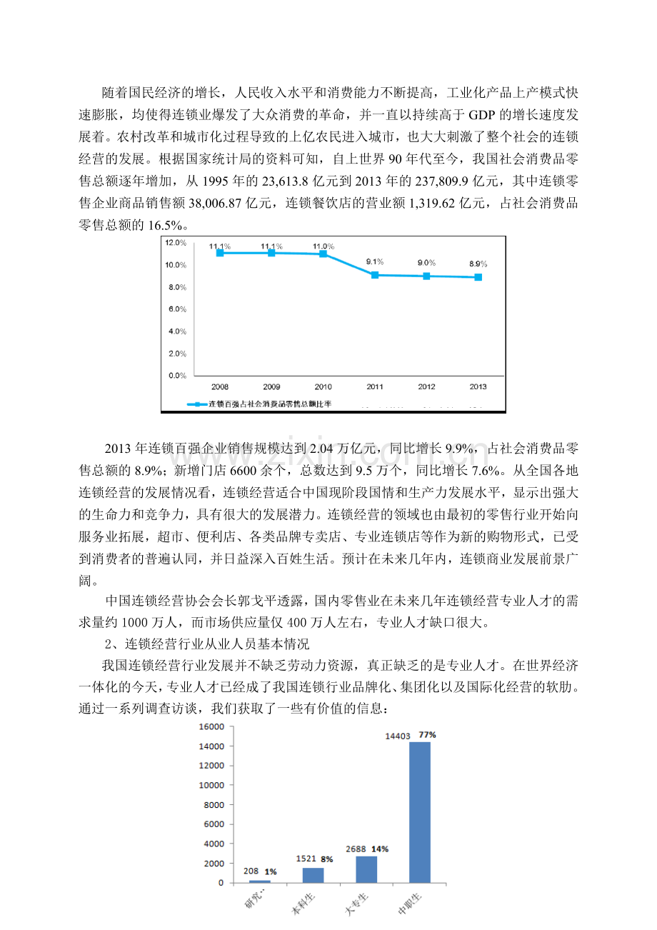 连锁专业人才需求与专业改革的调研报告414.doc_第2页