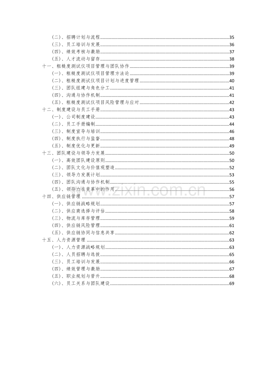 2024年粗糙度测试仪项目可行性分析报告.docx_第3页