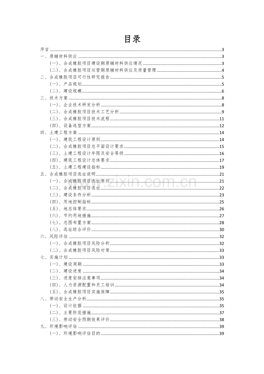 2024年合成橡胶项目可行性分析报告.docx_第2页