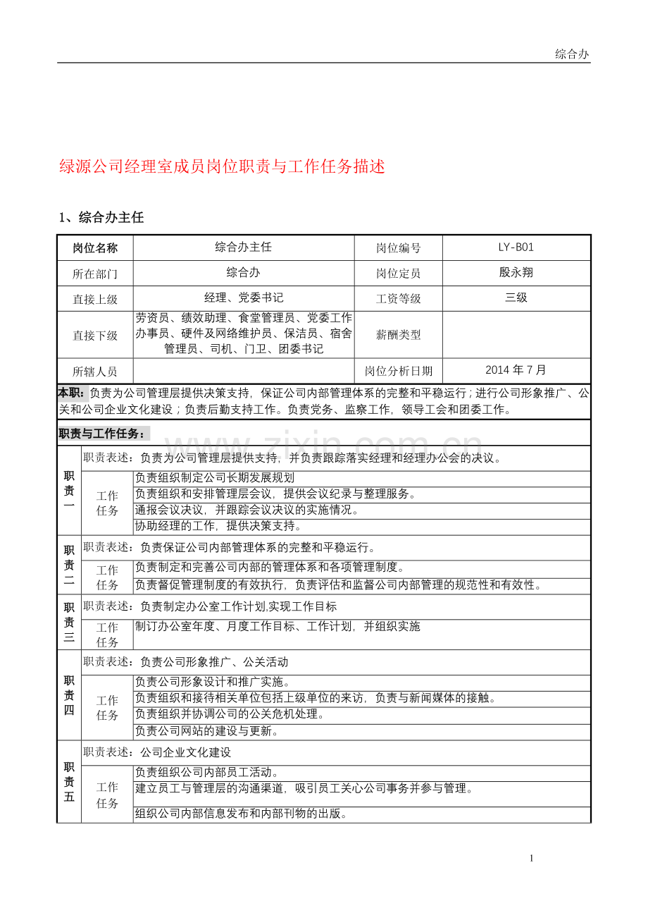 ★综合办部门职责及岗位职责.doc_第2页