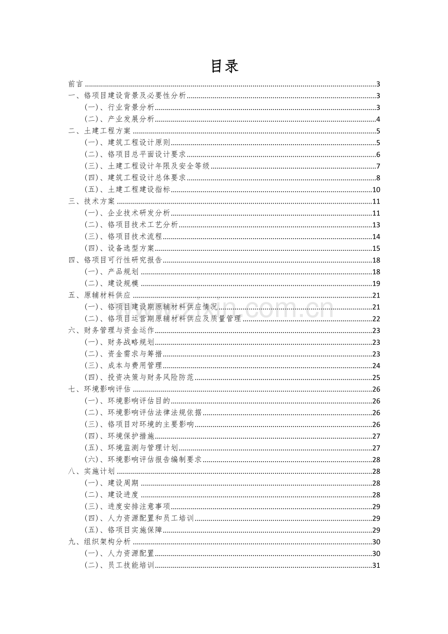 2024年铬项目可行性分析报告.docx_第2页