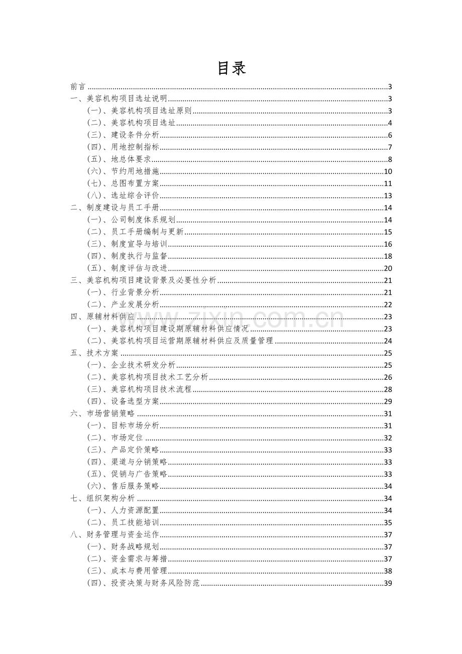 2024年美容机构项目投资分析及可行性报告.docx_第2页