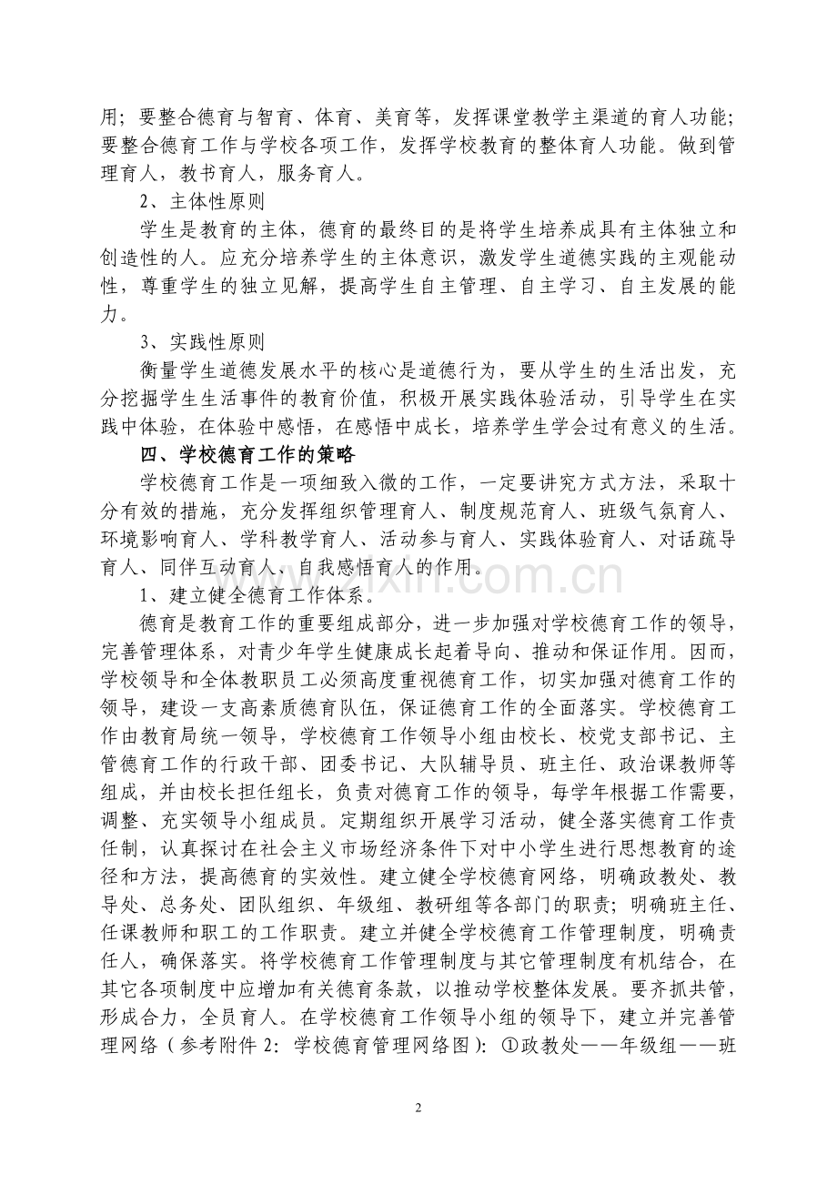 《德育工作管理制度》(讨论稿).doc_第2页