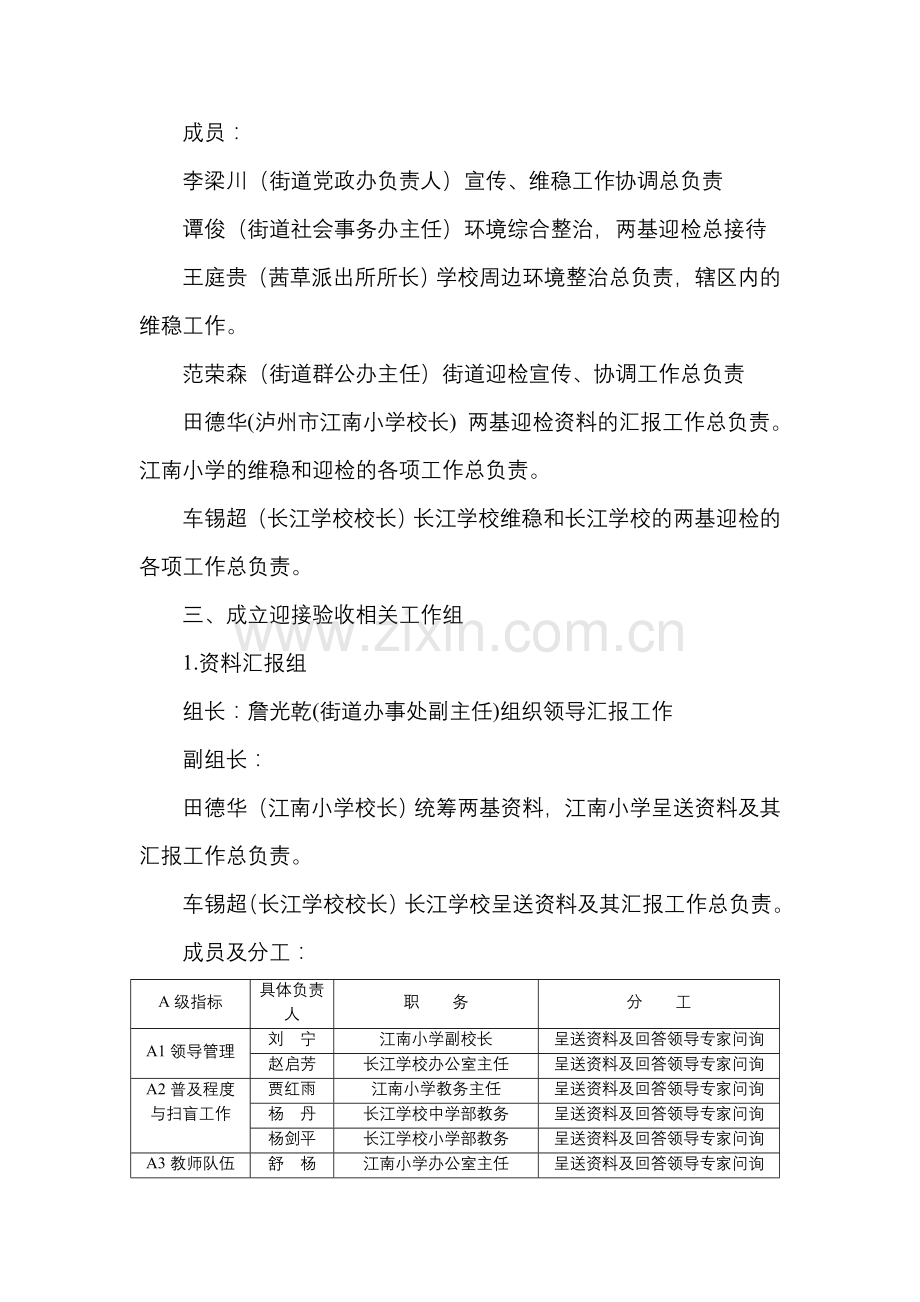 迎接两基国家检查组接待工作方案.doc_第2页