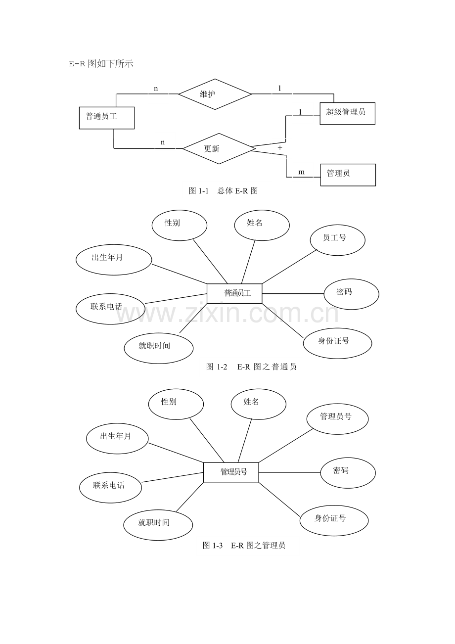 人事管理系统-软件工程实验报告.doc_第3页