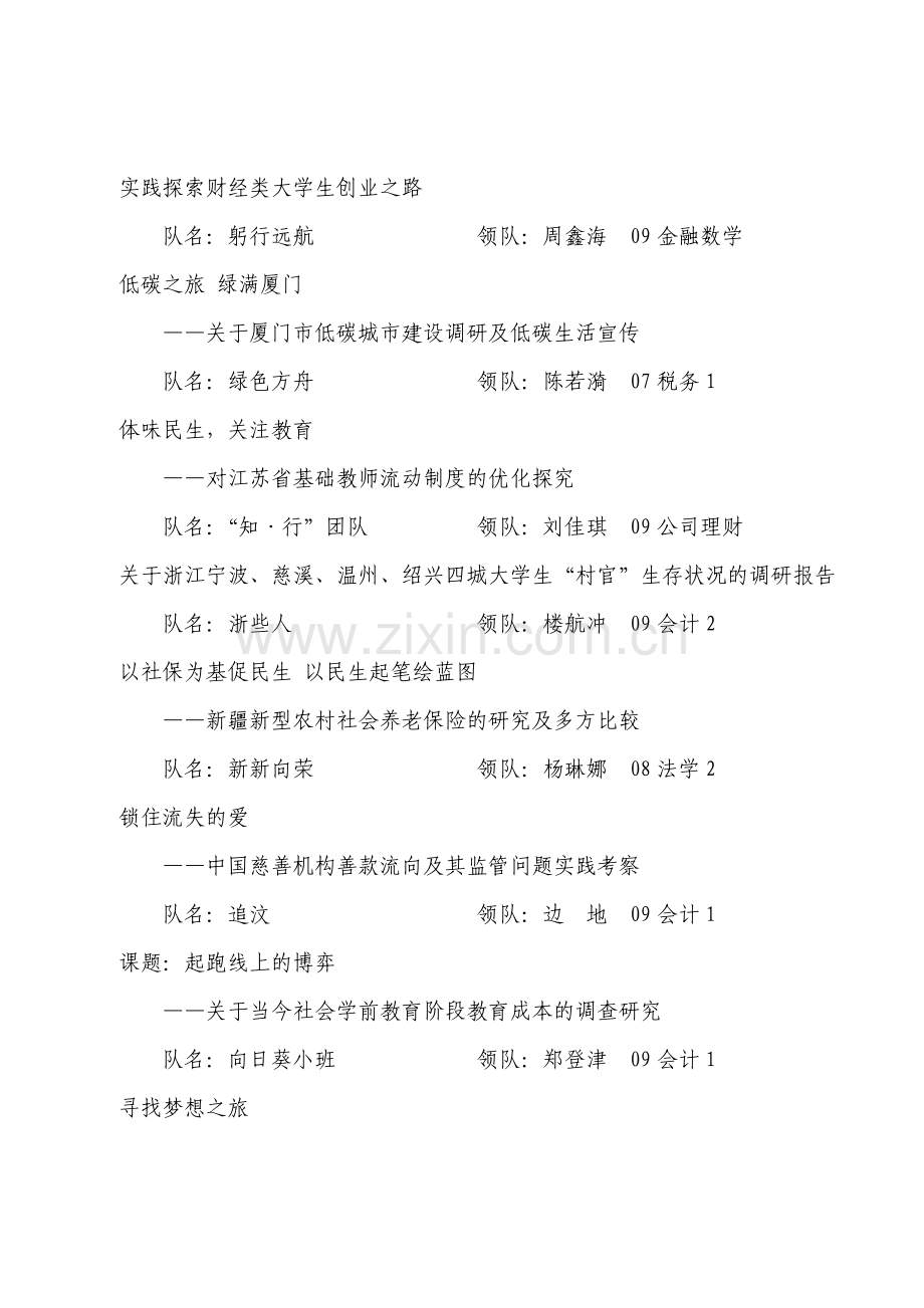 2010暑假社会实践获奖名单.doc_第3页