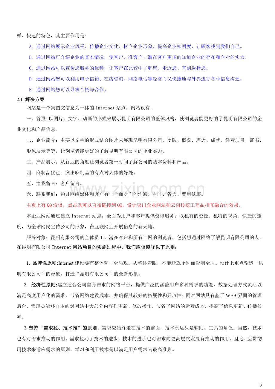 企业信息化-网站建设策划方案.doc_第3页