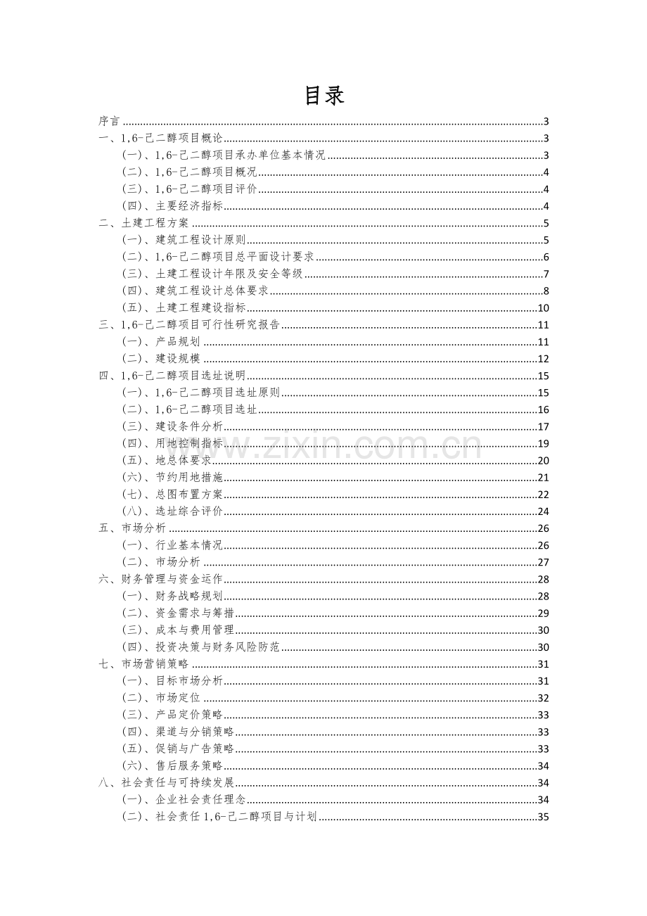 2024年1-6-己二醇项目可行性研究报告.docx_第2页