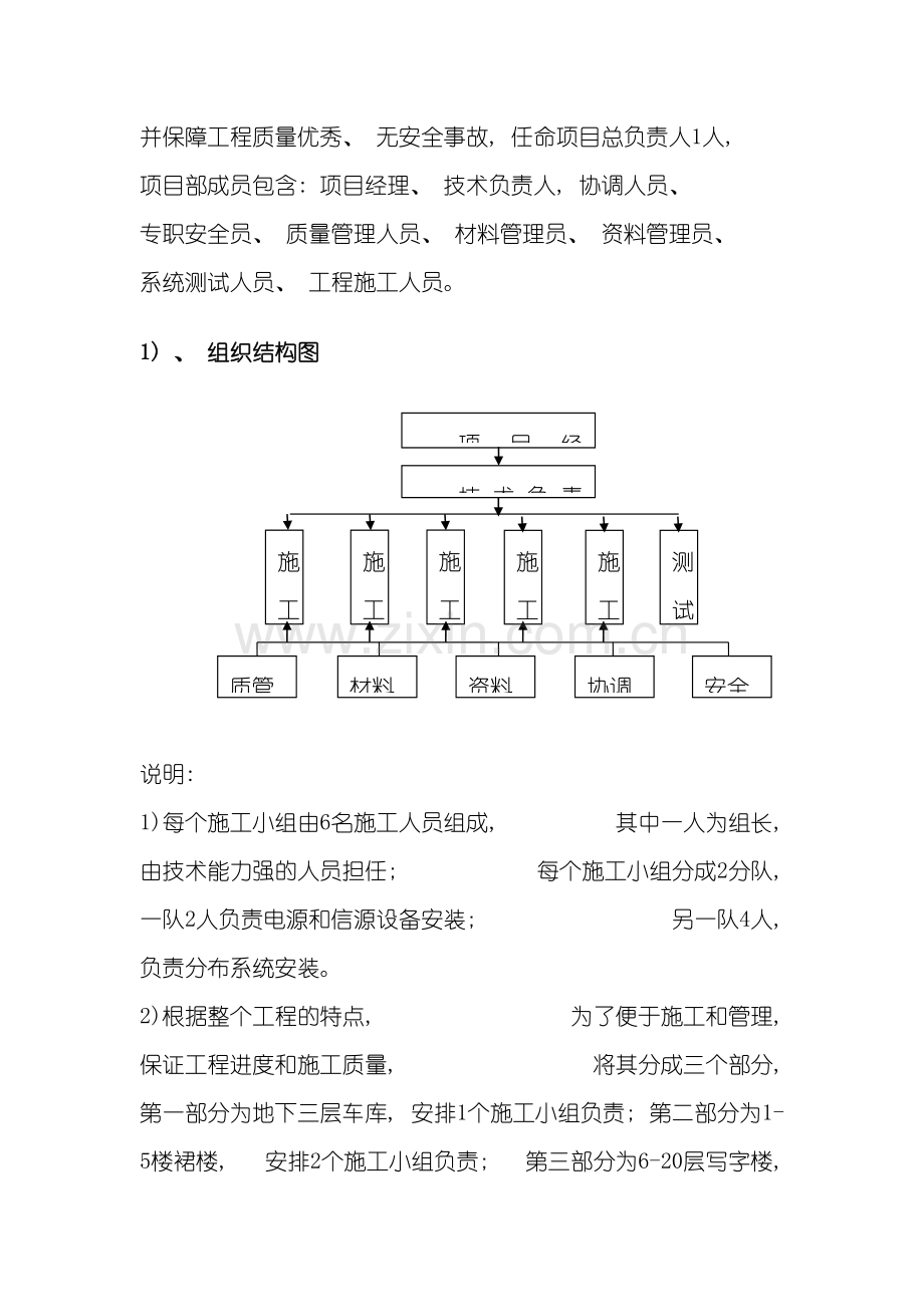 通信工程室内分布投标的施工组织设计模板.doc_第3页