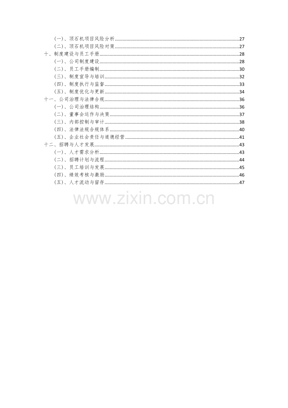 2024年顶石机项目可行性分析报告.docx_第3页