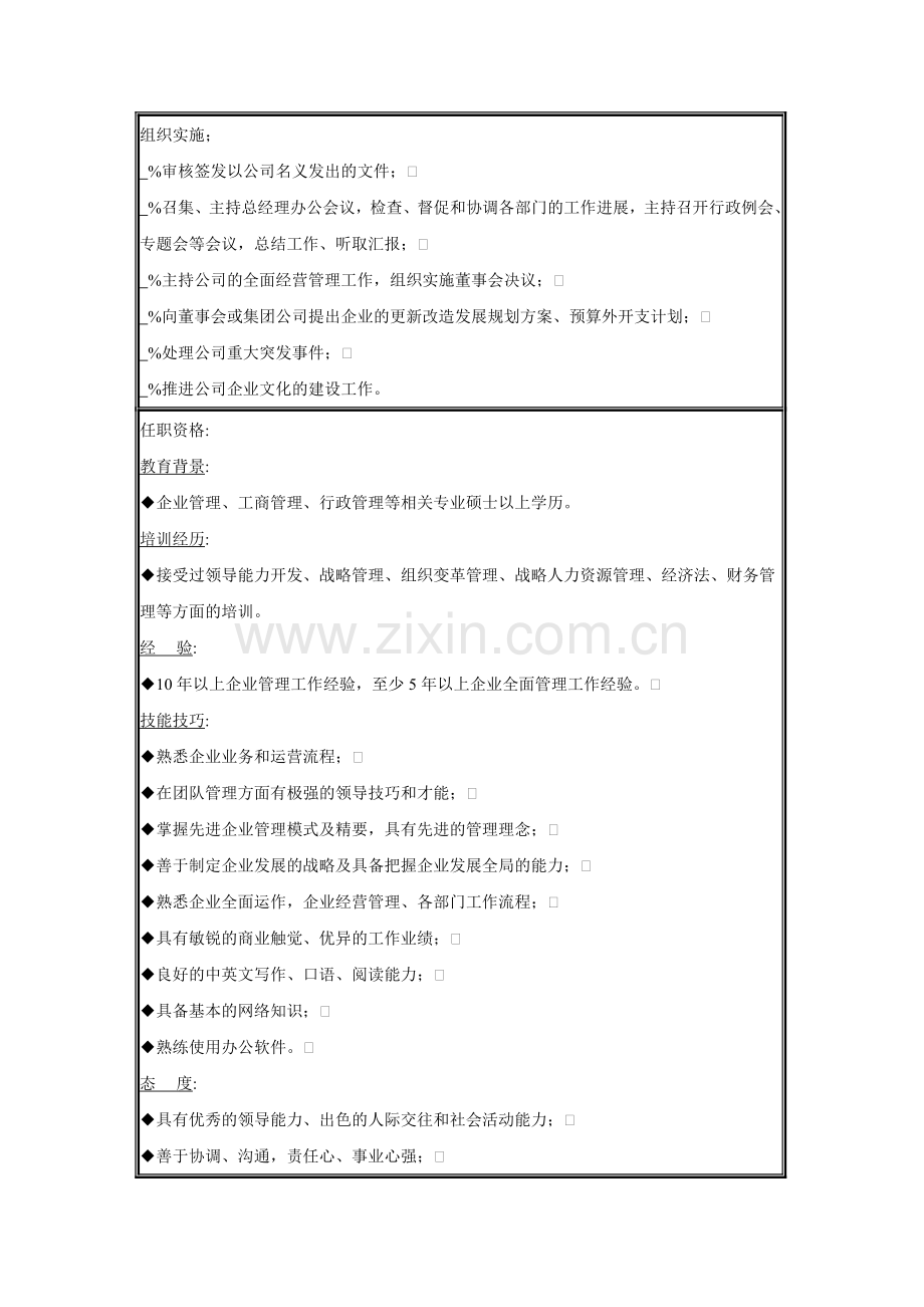 总经理职位说明书.doc_第2页