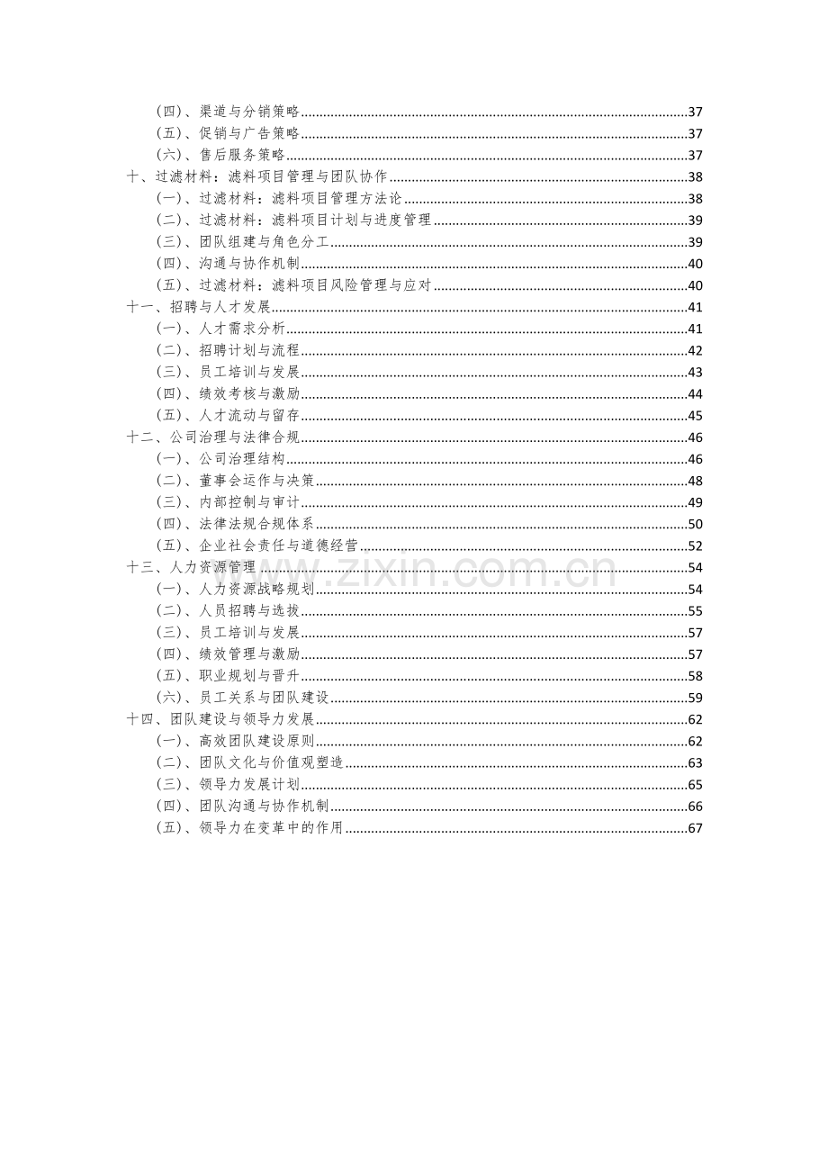 2024年过滤材料：滤料项目可行性研究报告.docx_第3页