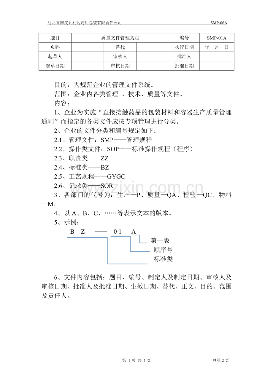 质量文件管理规程.doc_第3页