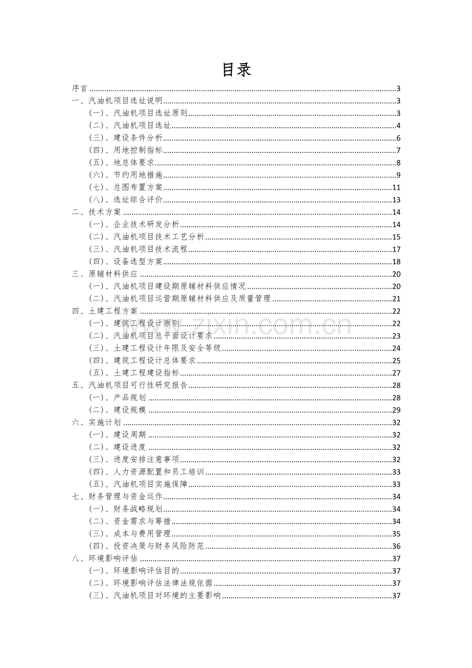 2024年汽油机项目可行性分析报告.docx_第2页