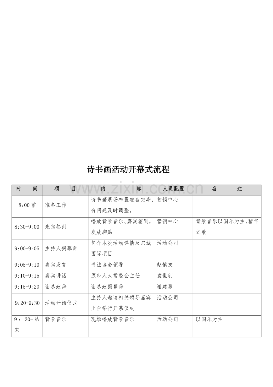 诗书画活动开幕式流程主持人.doc_第1页