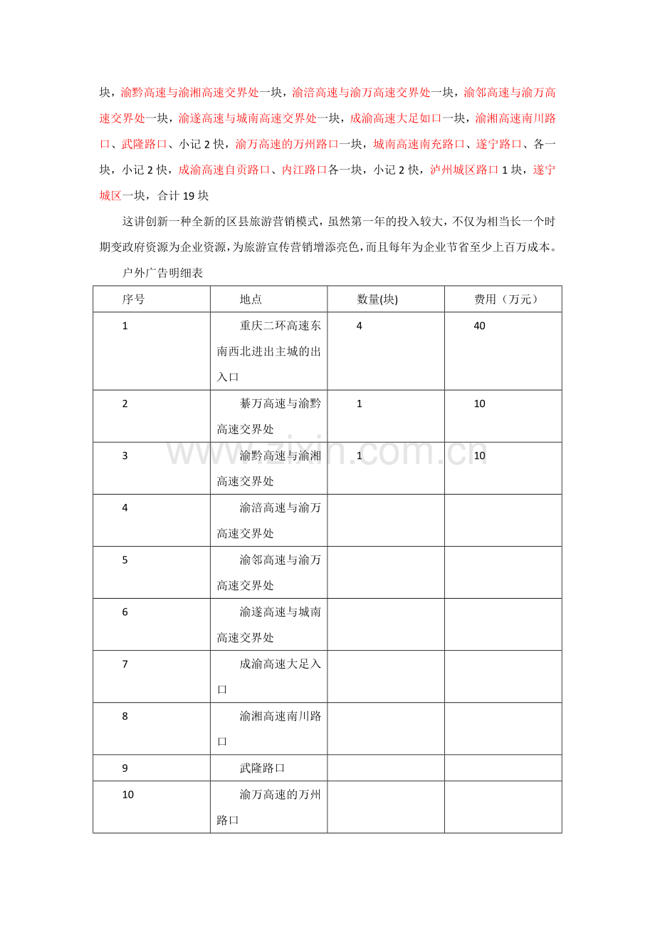 2010年万盛旅游宣传营销方案.doc_第3页