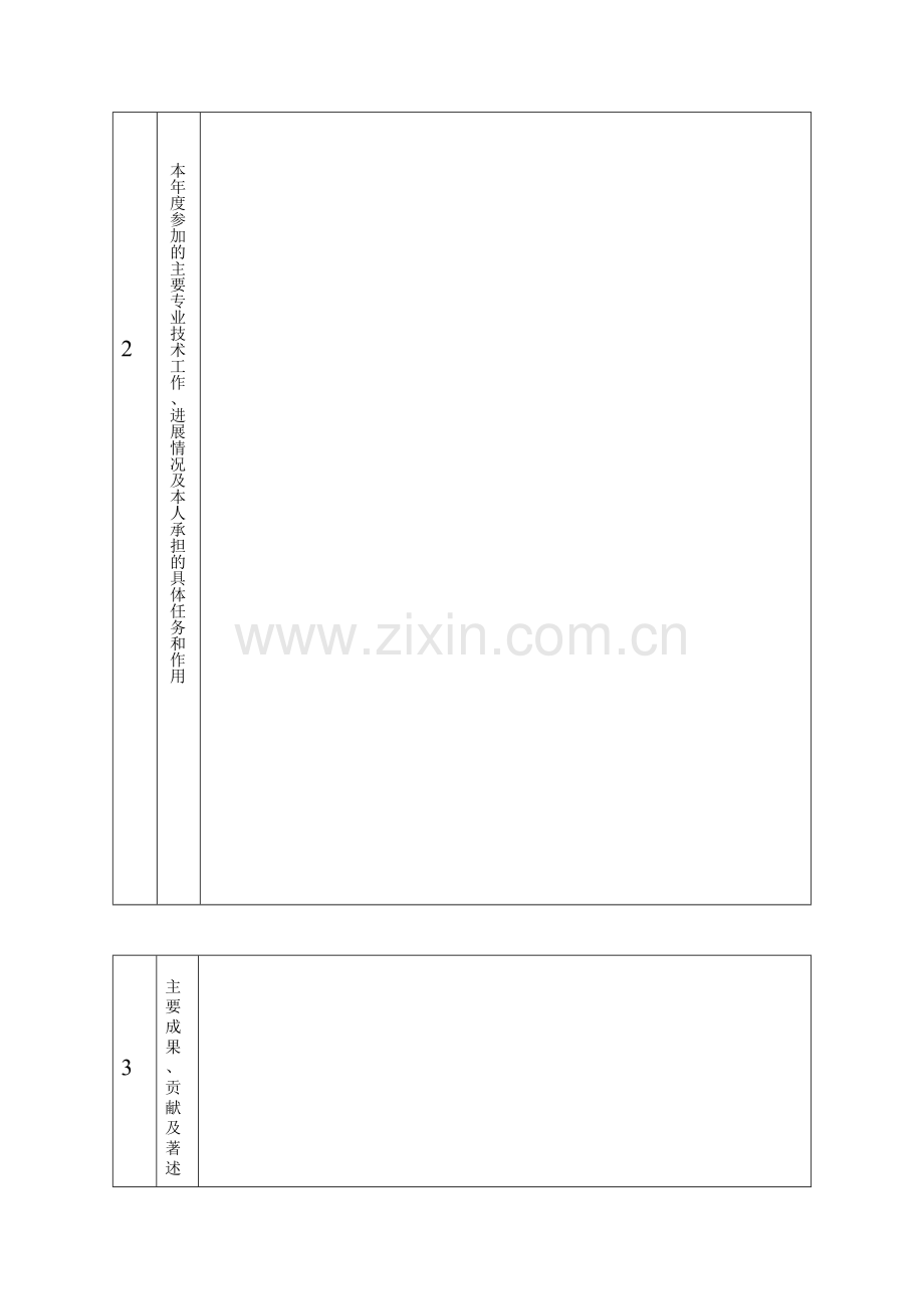 重庆市专业技术人员年度考核表..doc_第3页