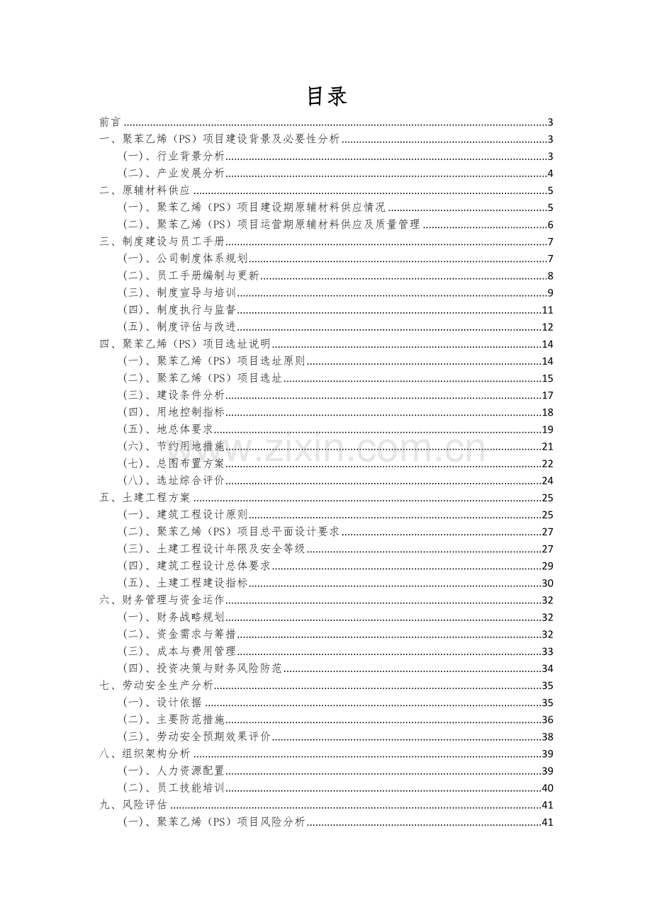 2024年聚苯乙烯(PS)项目投资分析及可行性报告.docx_第2页