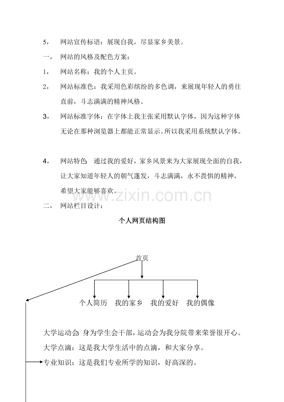 个人网页策划书.doc_第3页