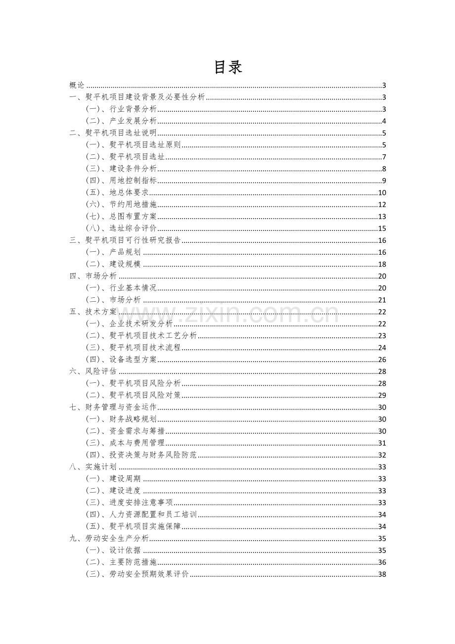 2024年熨平机项目投资分析及可行性报告.docx_第2页