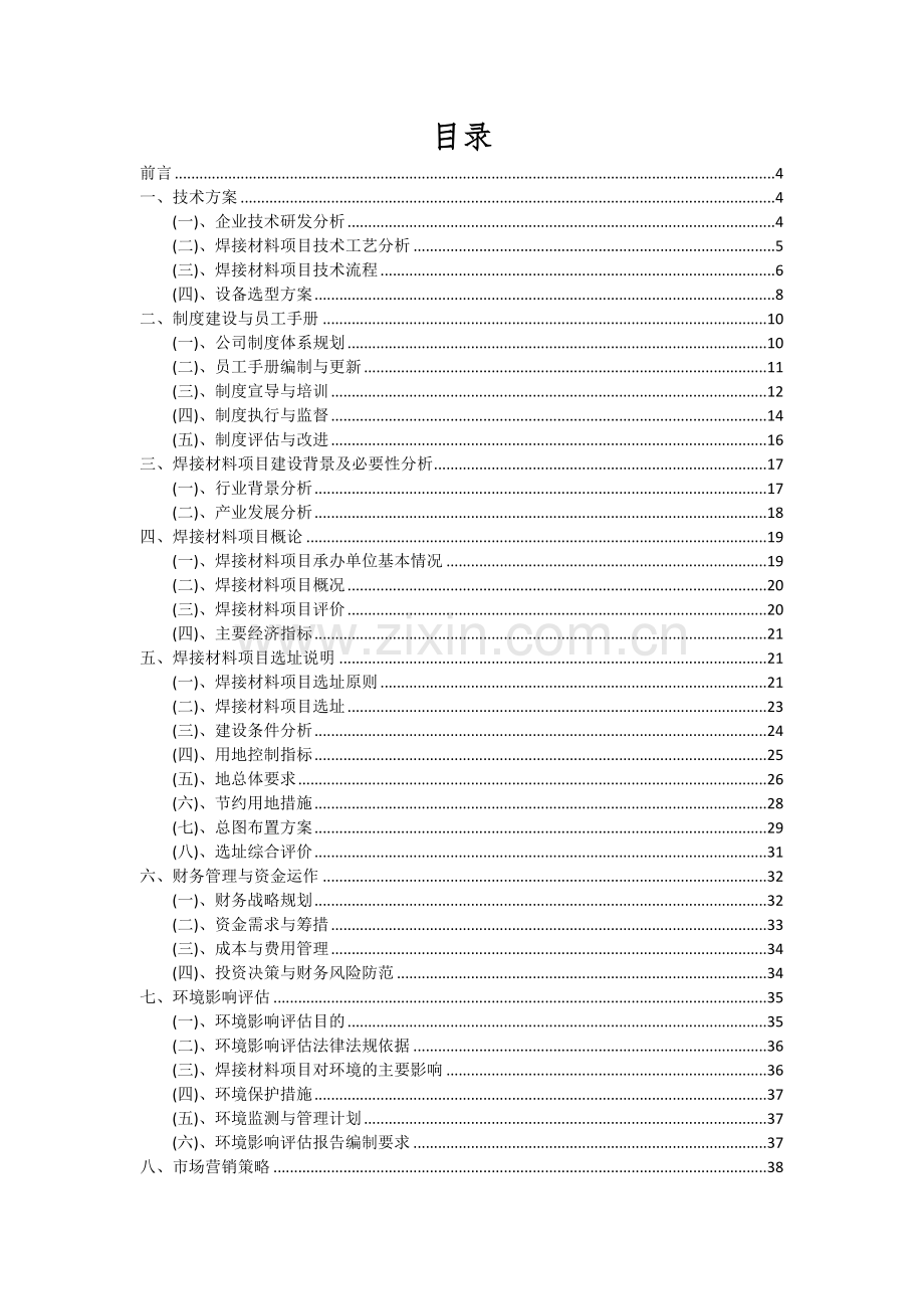 2024年焊接材料项目可行性分析报告.docx_第2页