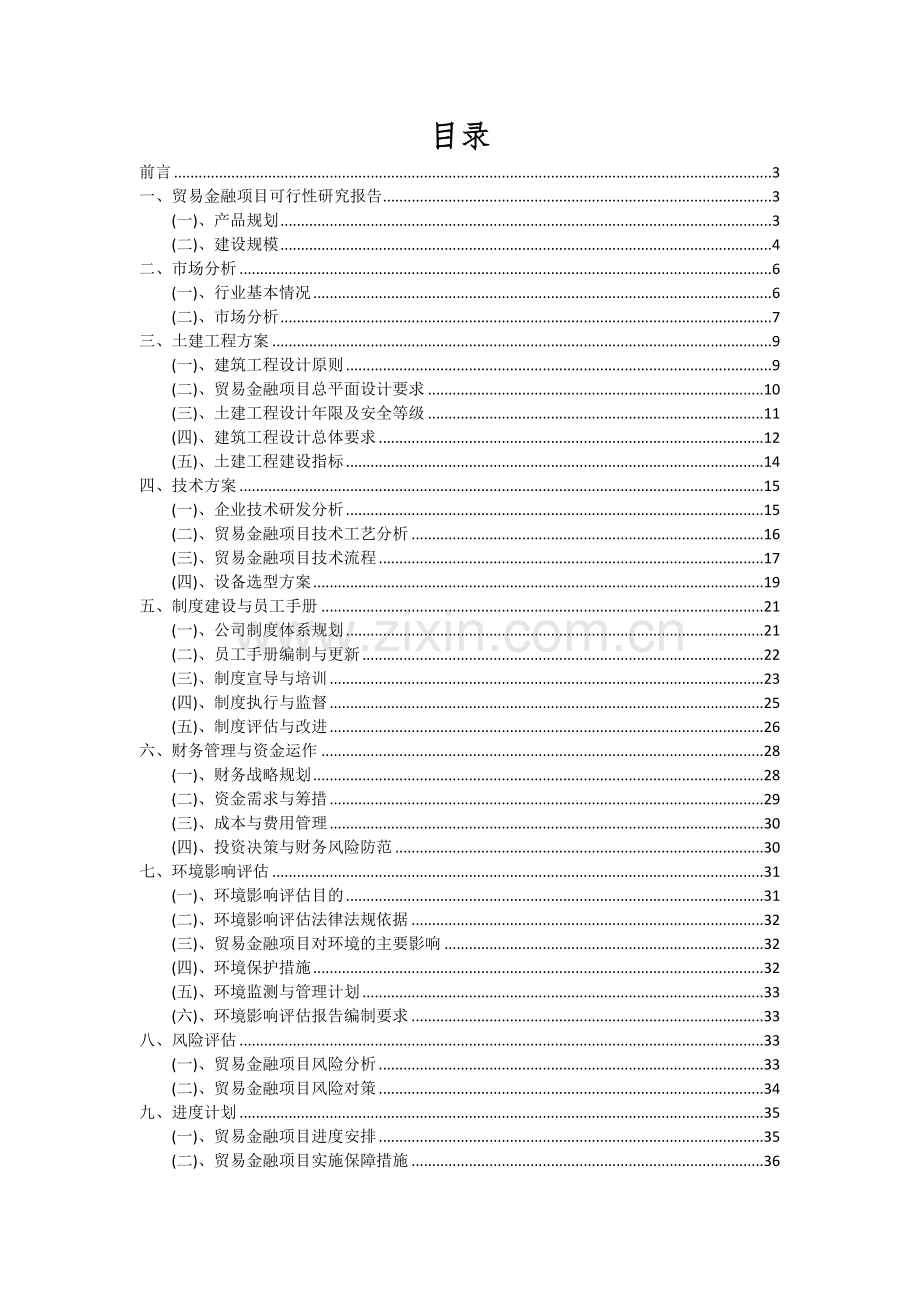 2024年贸易金融项目投资分析及可行性报告.docx_第2页