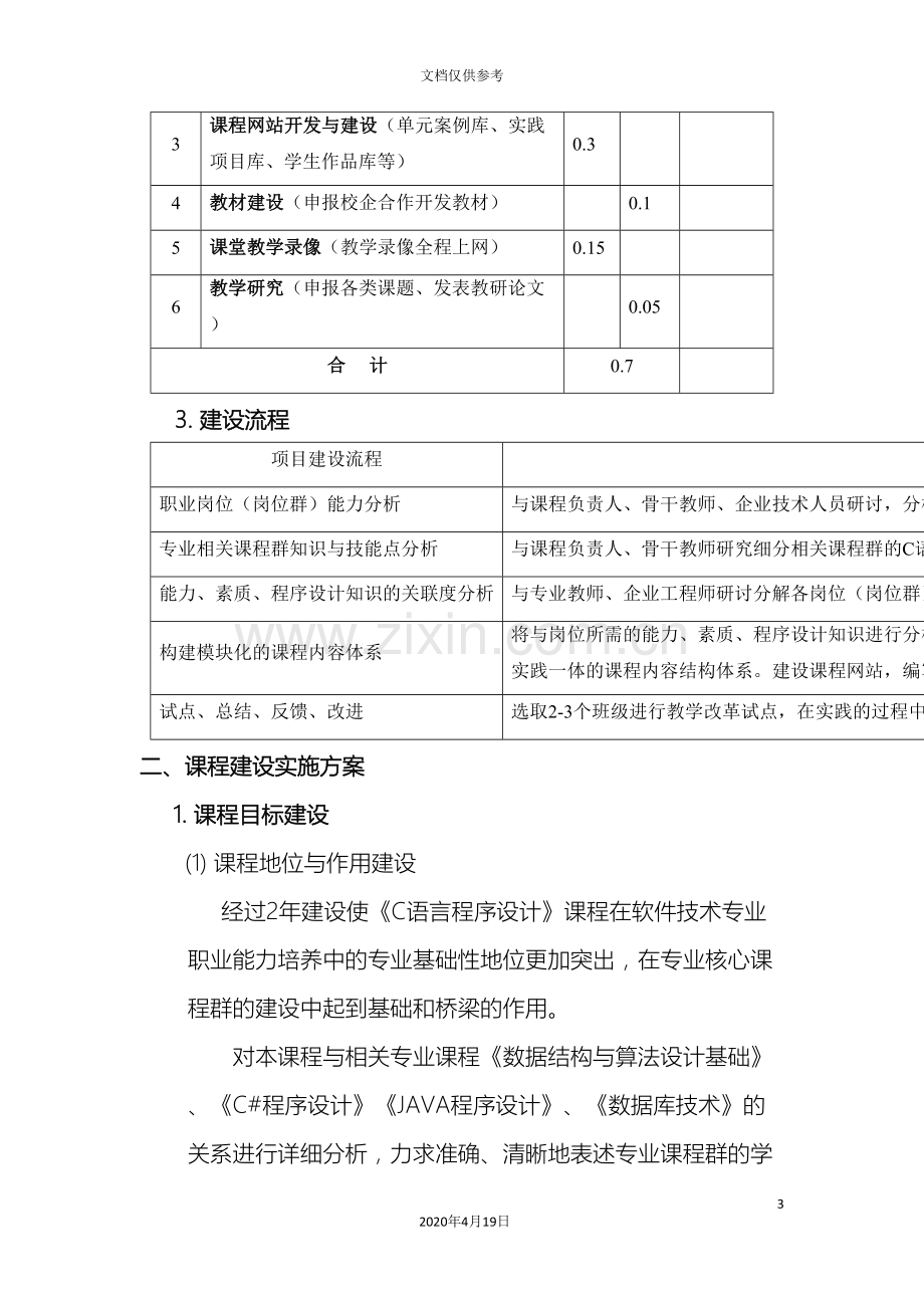 C语言程序设计网络课程建设方案.doc_第3页