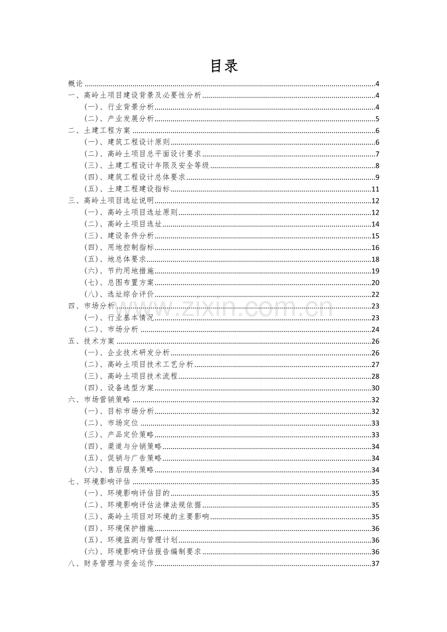 2024年高岭土项目可行性研究报告.docx_第2页