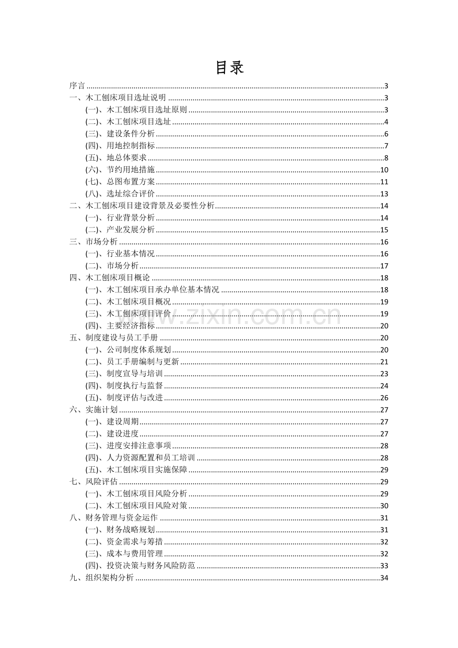 2024年木工刨床项目可行性分析报告.docx_第2页