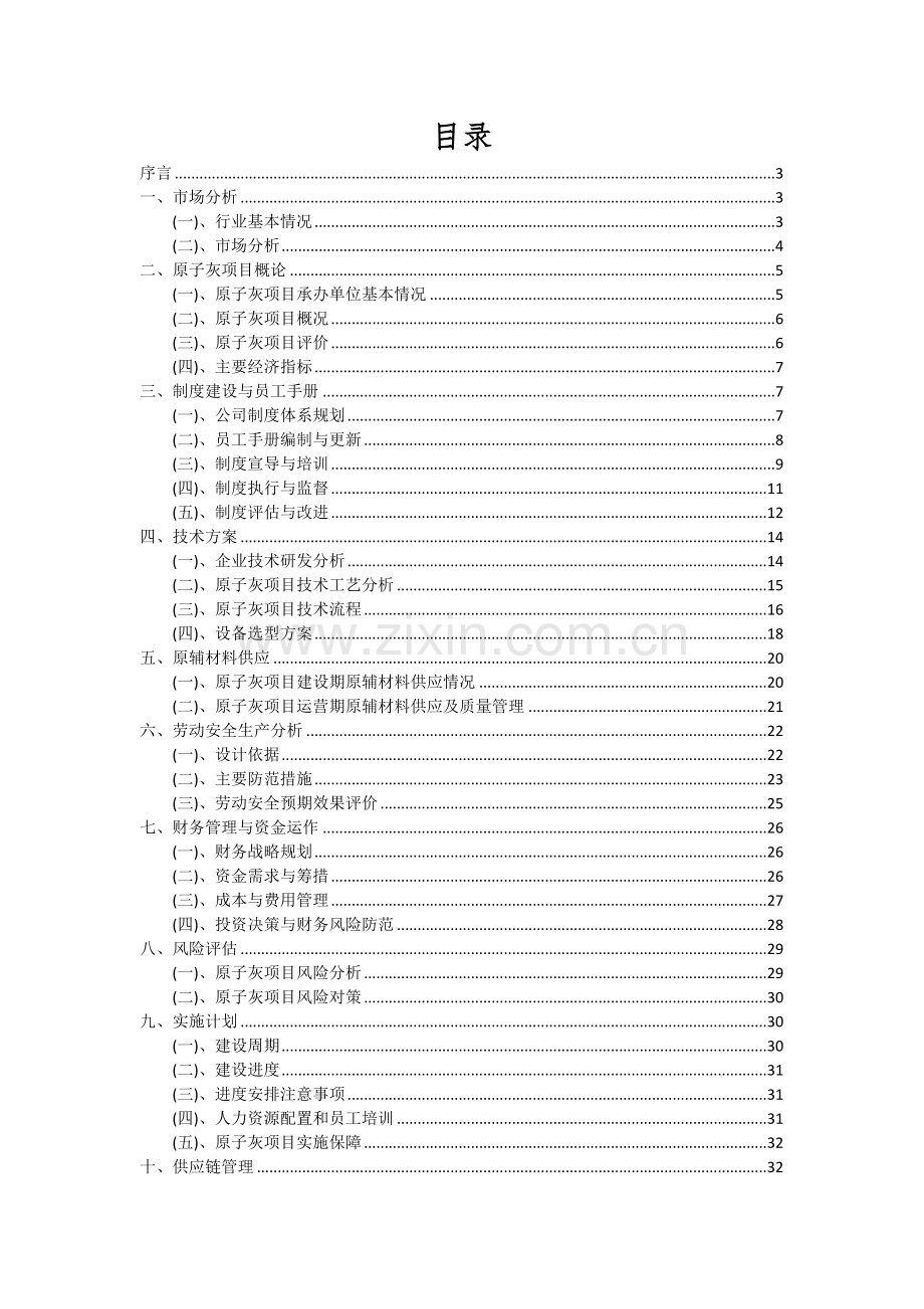 2024年原子灰项目投资分析及可行性报告.docx_第2页