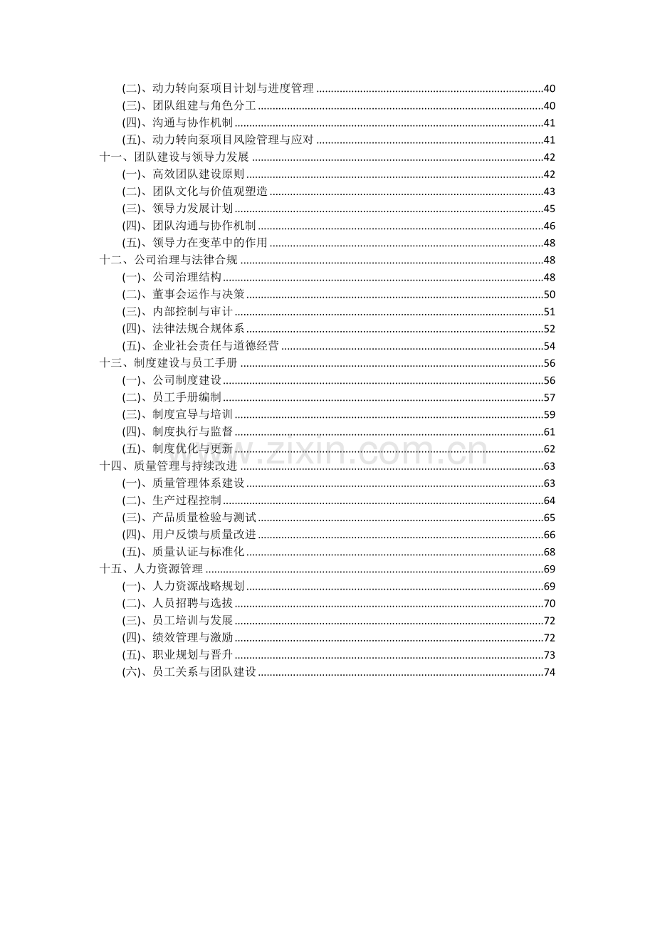 2024年动力转向泵项目深度研究分析报告.docx_第3页