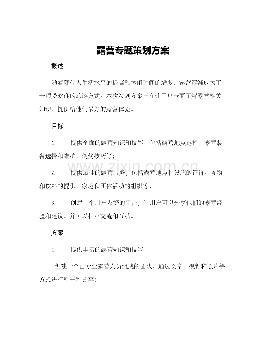 露营专题策划方案.docx_第1页