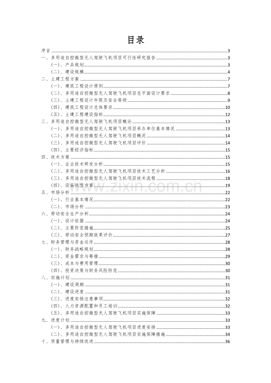 2024年多用途自控微型无人驾驶飞机项目深度研究分析报告.docx_第2页