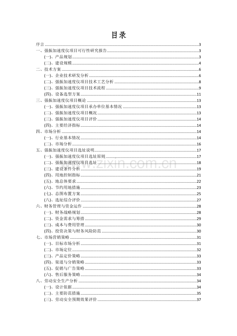 2024年强振加速度仪项目投资分析及可行性报告.docx_第2页